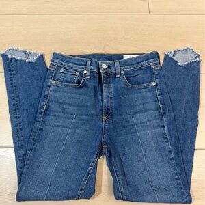 Rag & Bone High Rise Ankle Skinny Manson size 27